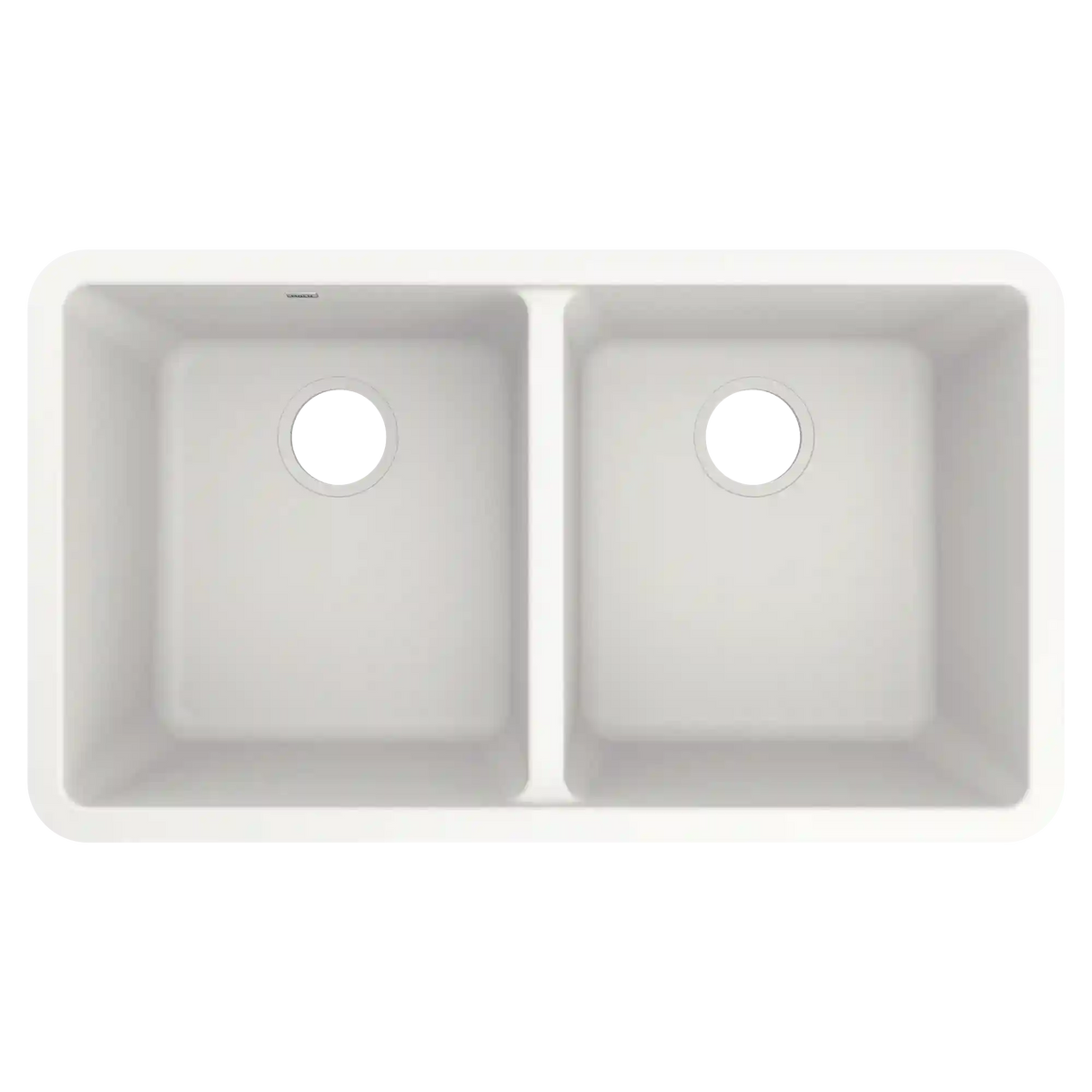 Host 33" Granite Undermount Double Bowl Sink