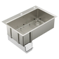 Luxe Chef™ 33” Workstation System Steel Dual Mount Single Bowl Sink
