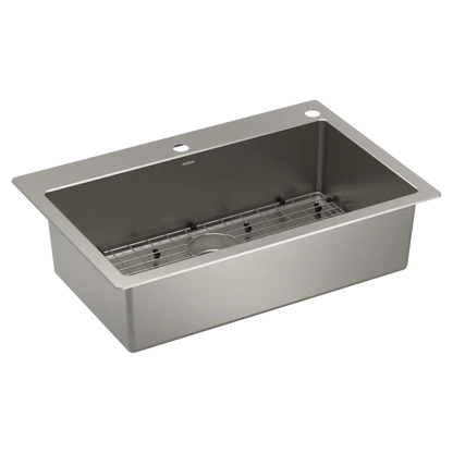 Prep 33" Steel Dual Mount Single Bowl Sink
