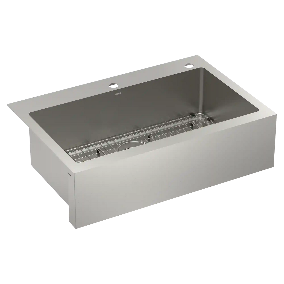 Prep 33" Steel Dual Mount Apron Front Single Bowl Sink