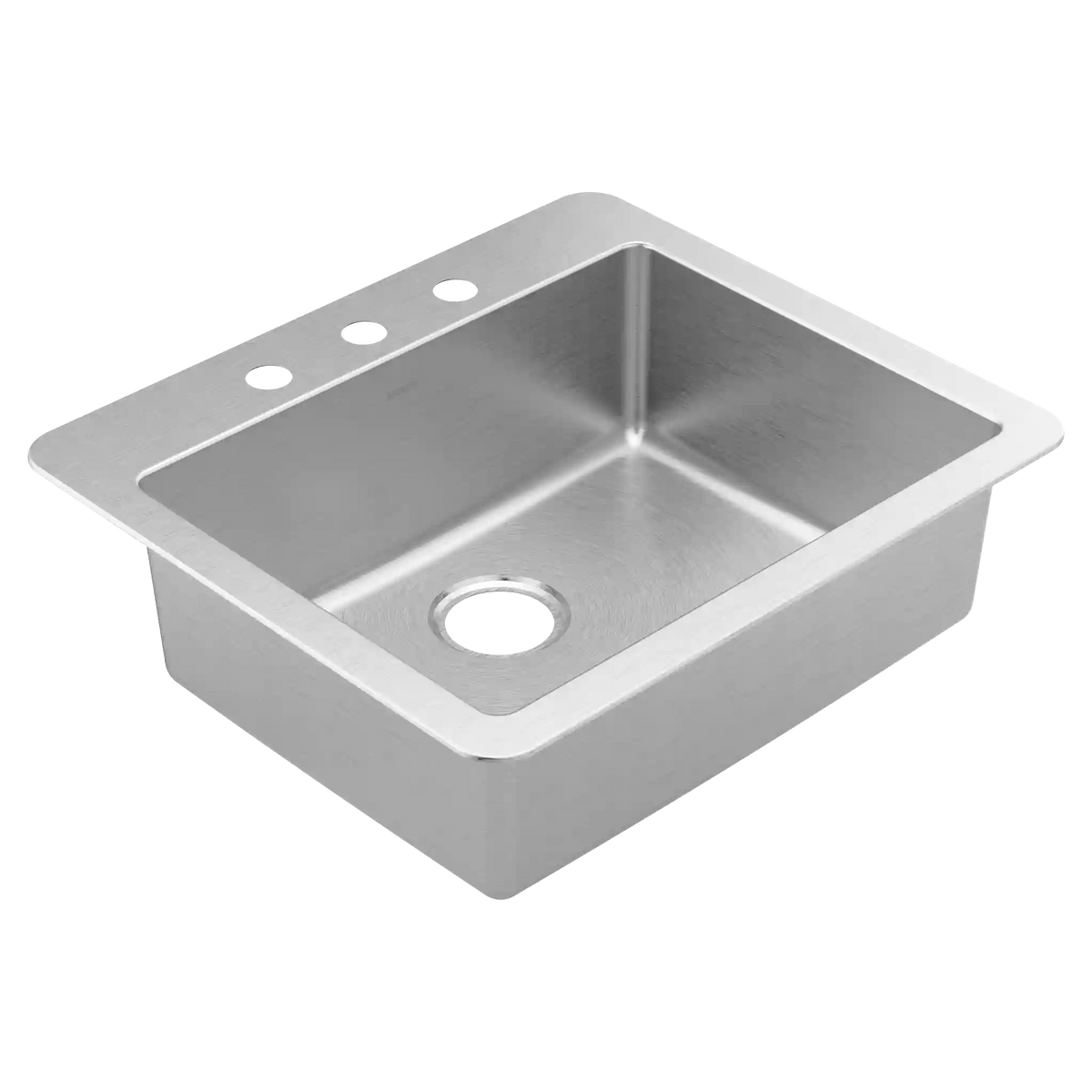 Prep 25" Steel Drop-In Single Bowl Sink