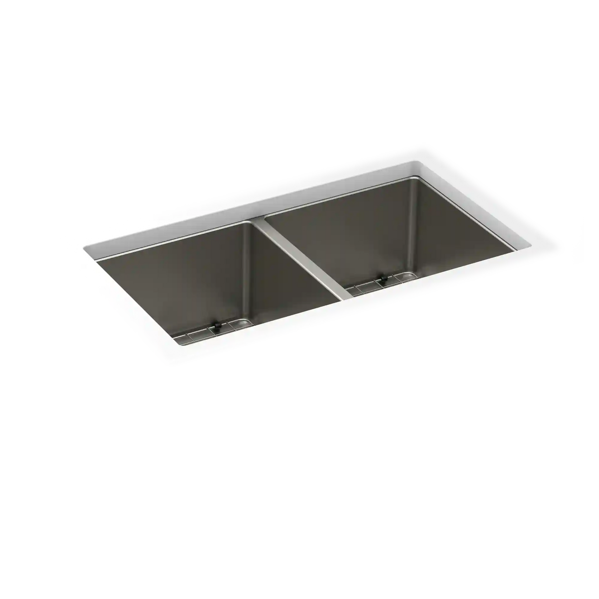 Prep 33" Steel Dual Mount Double Bowl Sink
