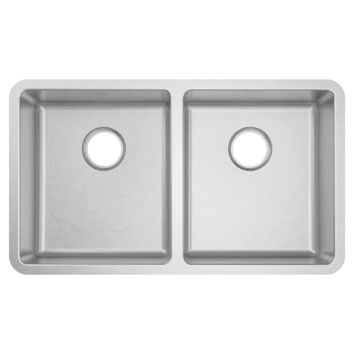 Prep 32" Steel Undermount Double Bowl Sink