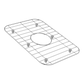 Moen Rear Drain Grid