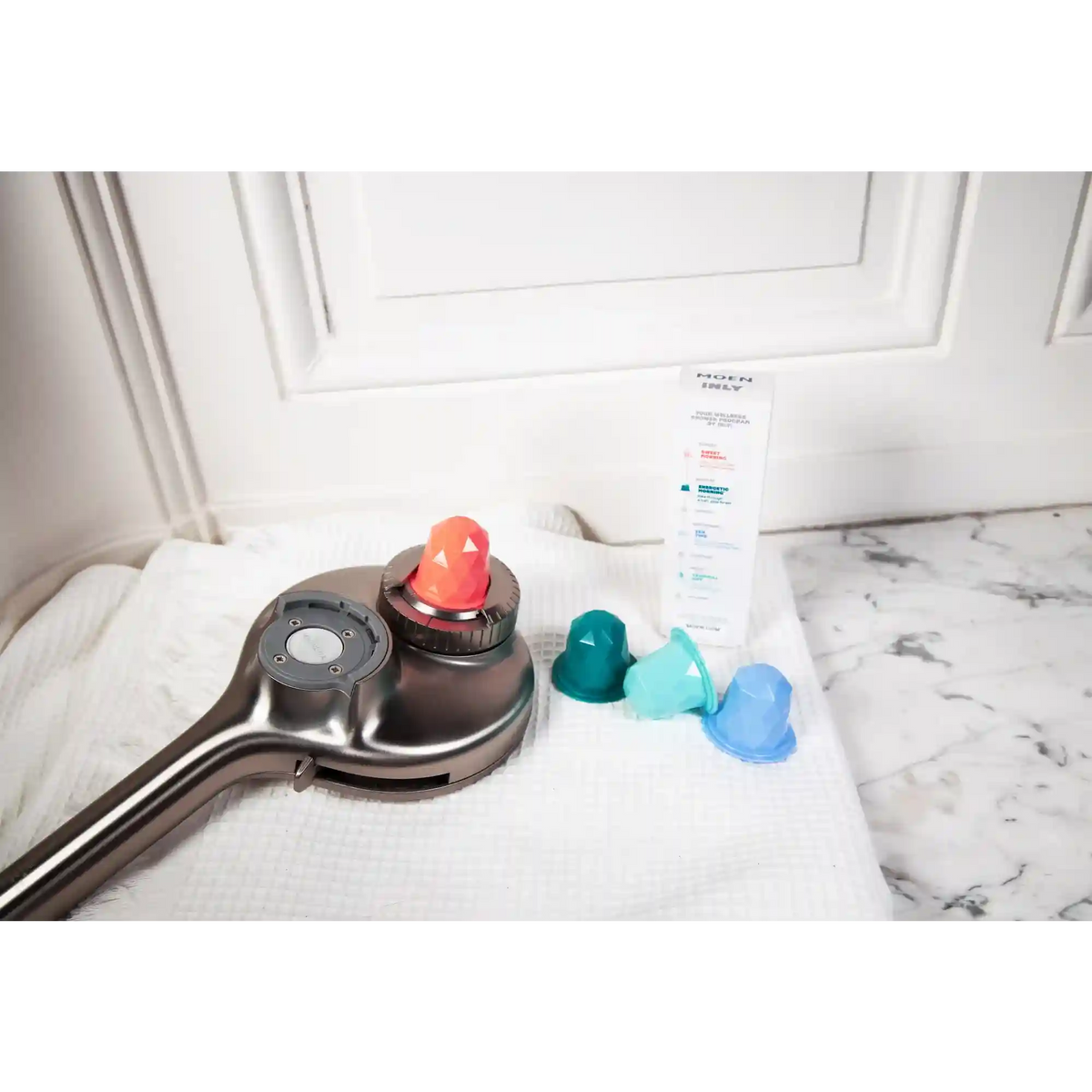 Moen Aromatherapy Handshower with Inly™ Shower Capsules