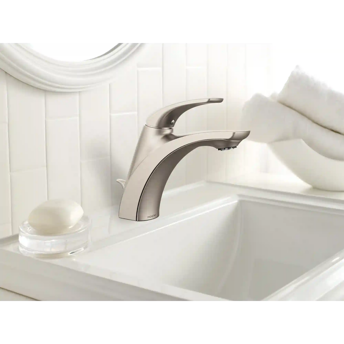 Zarina One-Handle High Arc Bathroom Faucet