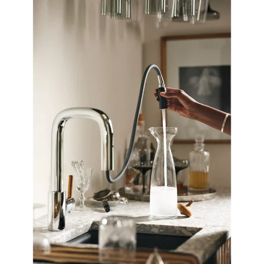 Tenon One-Handle High Arc Pulldown Bar Faucet