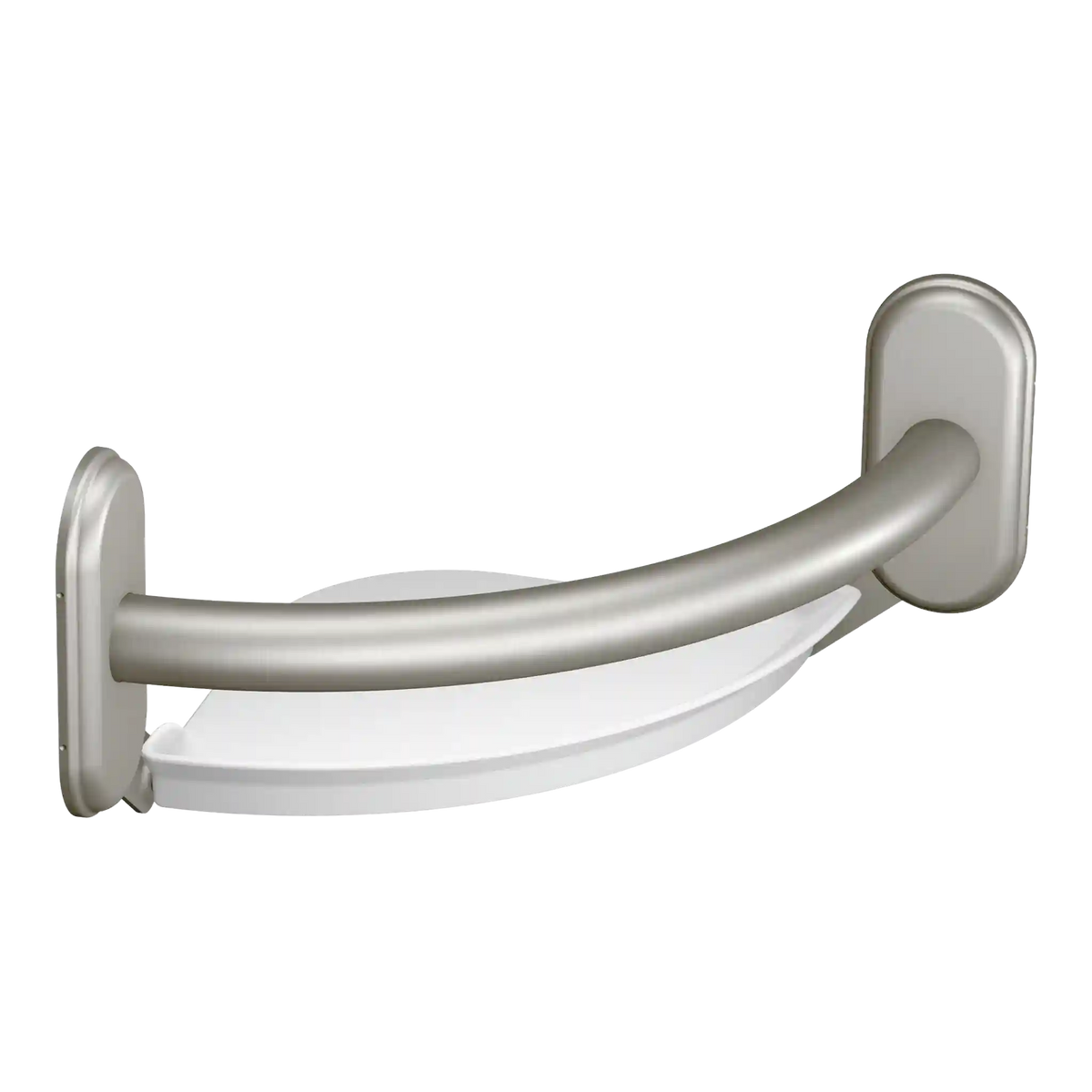 9" Grab Bar with Corner Shelf
