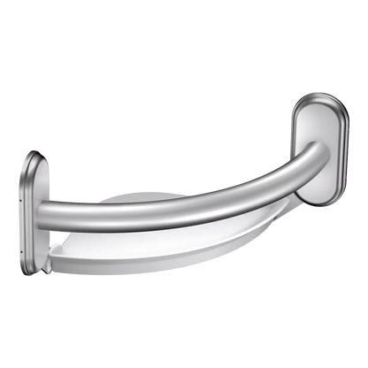 9" Grab Bar with Corner Shelf