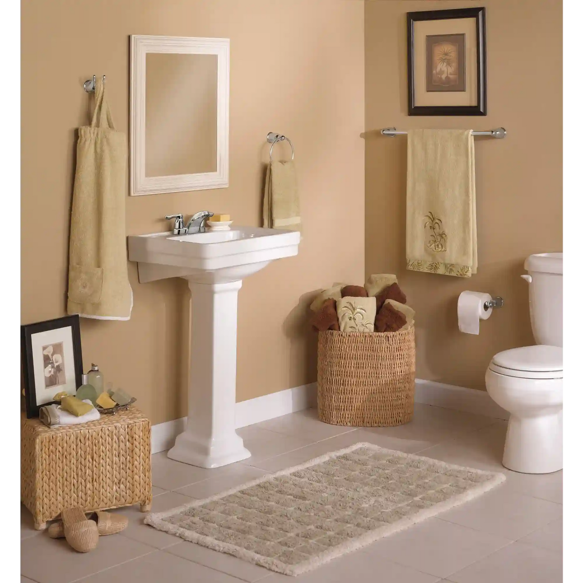 Chateau Two-Handle Low Arc Bathroom Faucet
