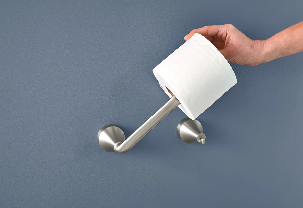 Hamden Spot resist brushed nickel Pivoting Toilet Paper Holder
