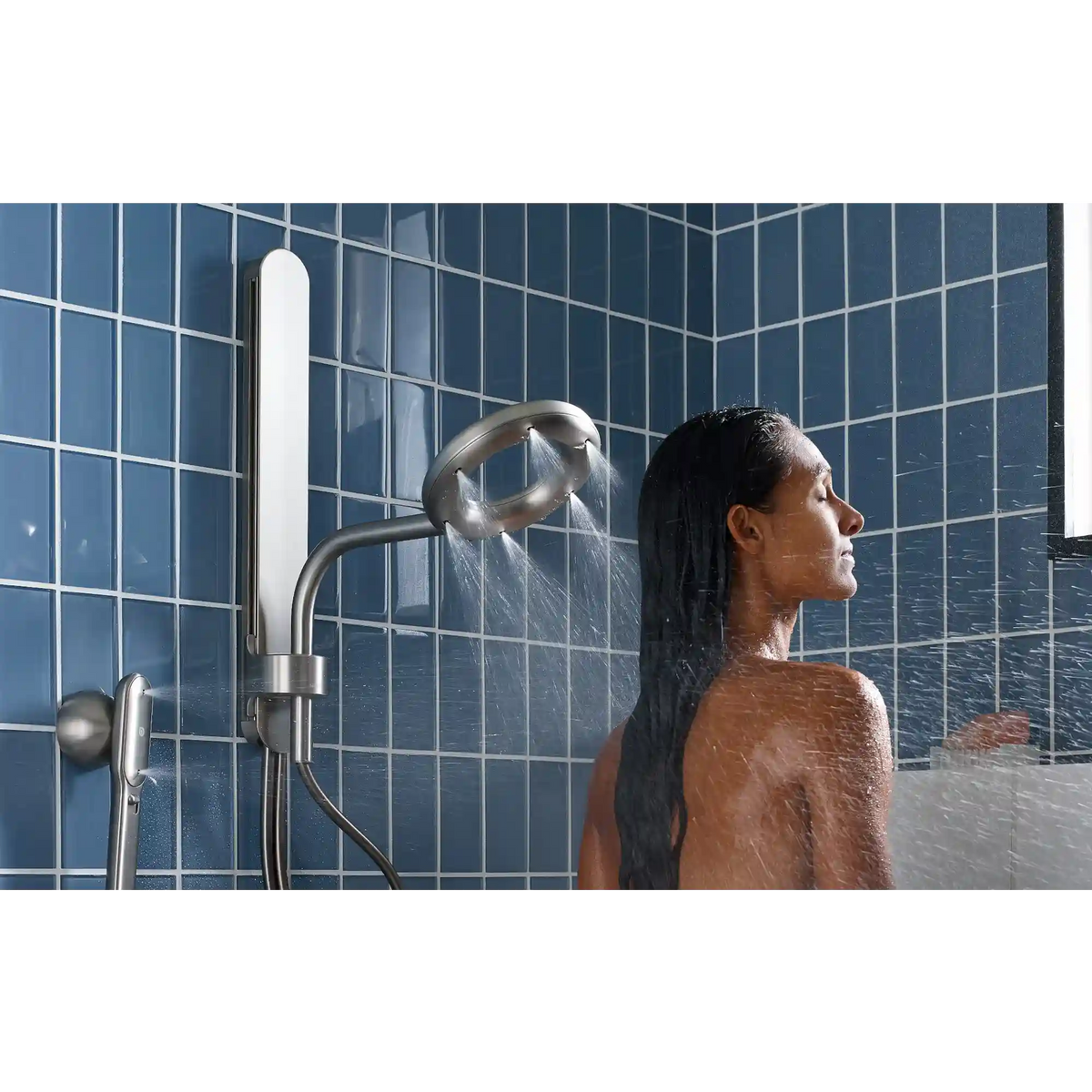 Moen Spa Shower Two-Function 7.9" Diameter Spray Head Standard with Handshower
