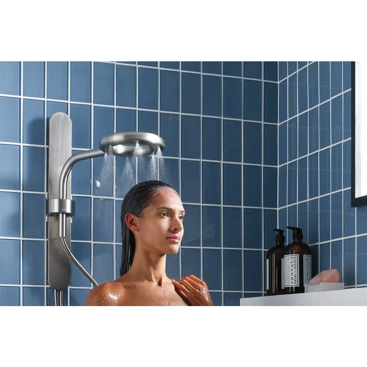 Moen Spa Shower Two-Function 7.9" Diameter Spray Head Standard with Handshower