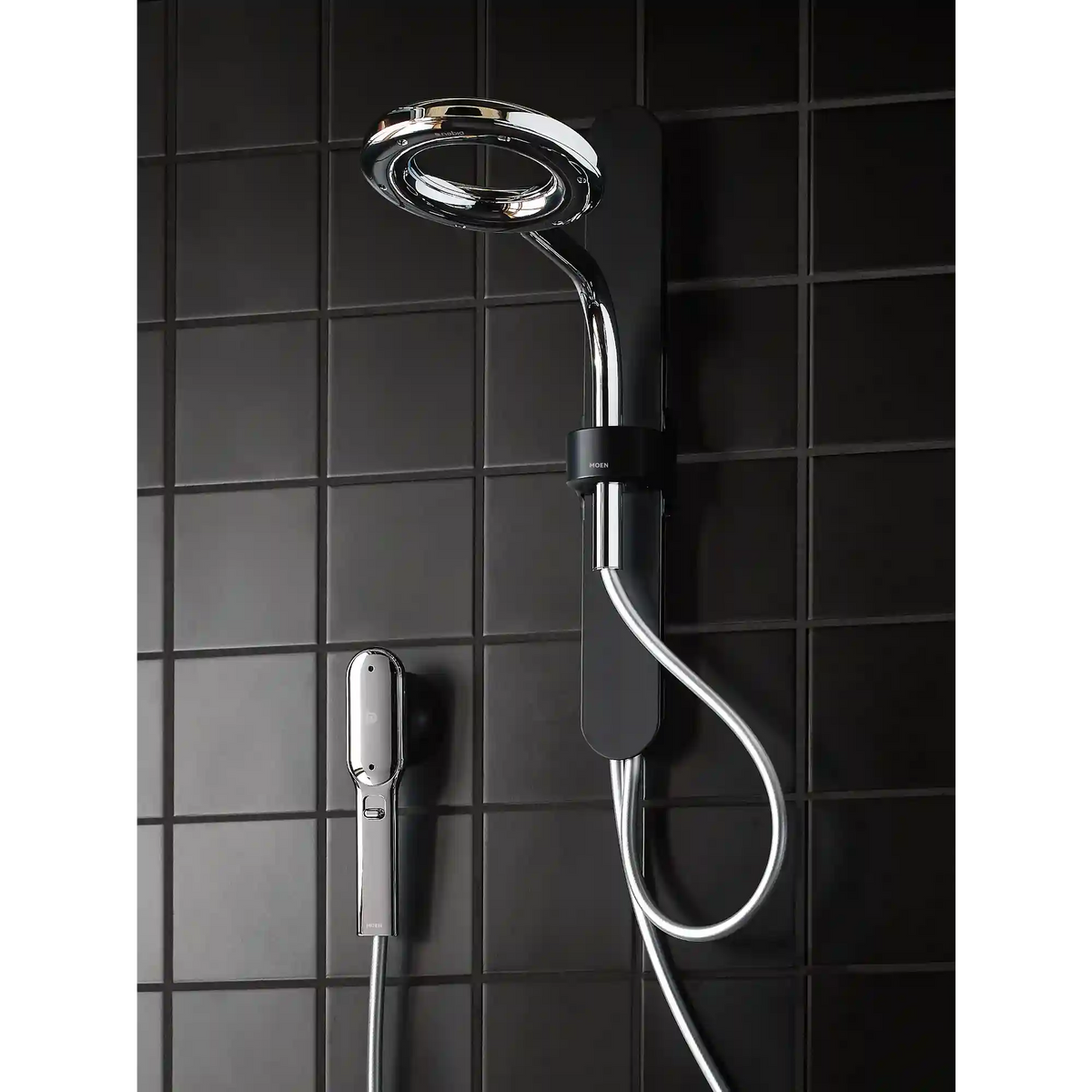 Moen Spa Shower Two-Function 7.9" Diameter Spray Head Standard with Handshower