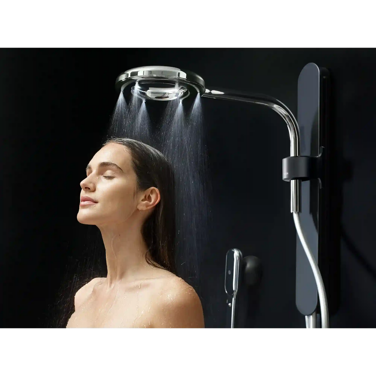 Moen Spa Shower Two-Function 7.9" Diameter Spray Head Standard with Handshower