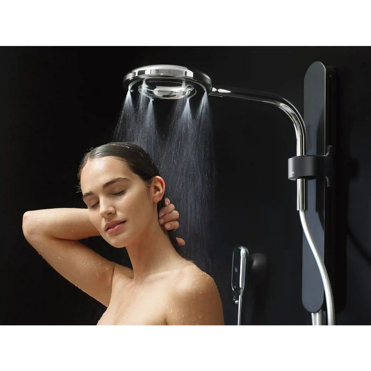 Moen Spa Shower Two-Function 7.9" Diameter Spray Head Standard with Handshower
