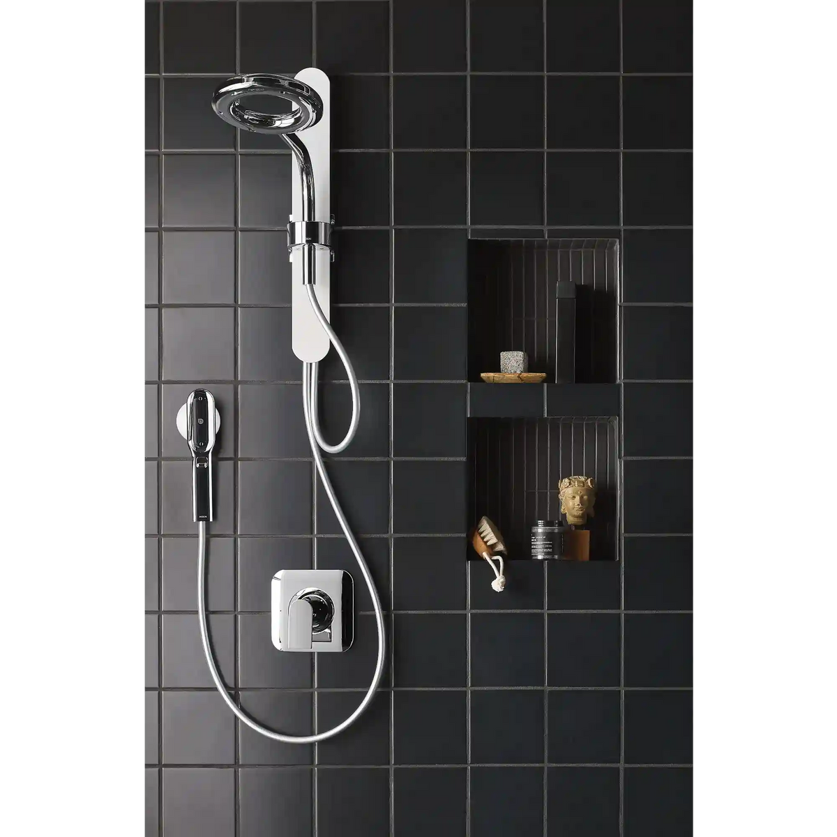 Moen Spa Shower Two-Function 7.9" Diameter Spray Head Standard with Handshower