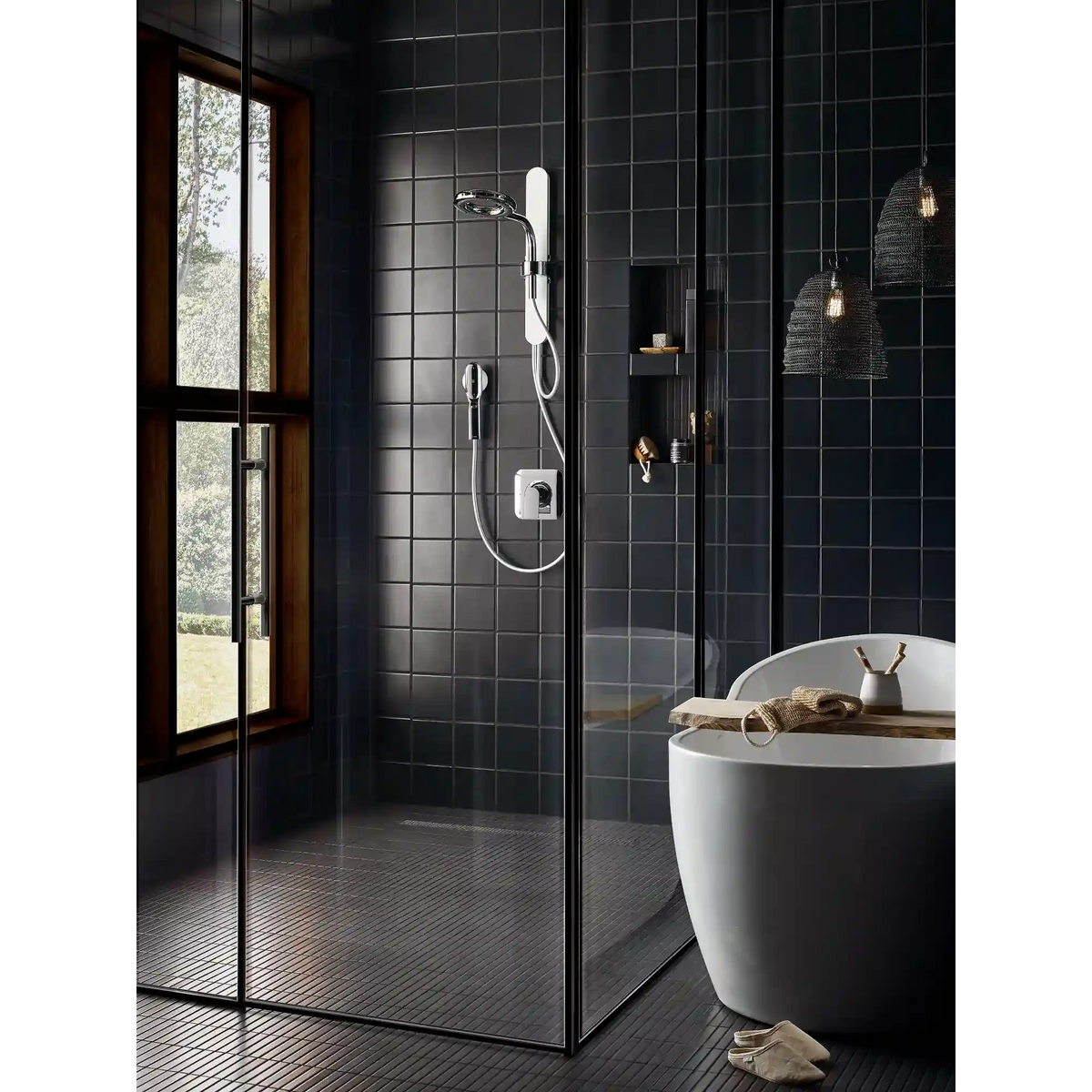 Moen Spa Shower One-Function 7.9" Diameter Spray Head Rainshower