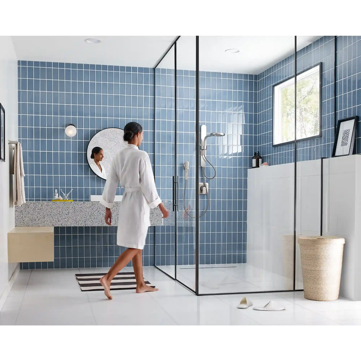 Moen Spa Shower One-Function 7.9" Diameter Spray Head Rainshower