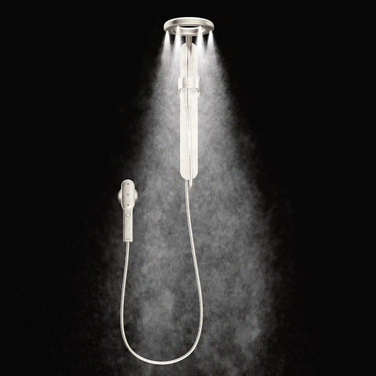 Moen Spa Shower Two-Function 7.9" Diameter Spray Head Standard with Handshower