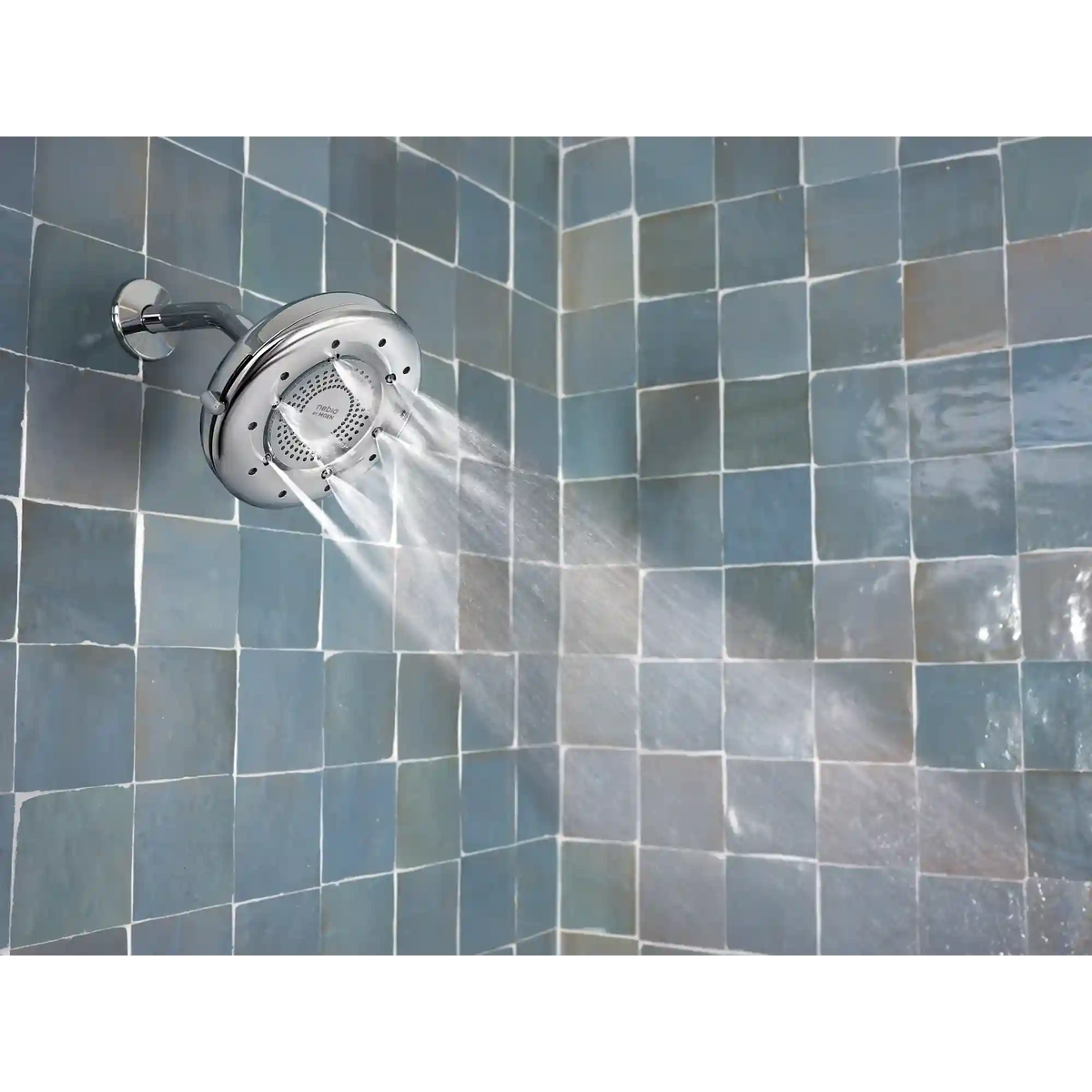 Moen Quattro Four-Function 6-1/2" Diameter Spray Head Rainshower