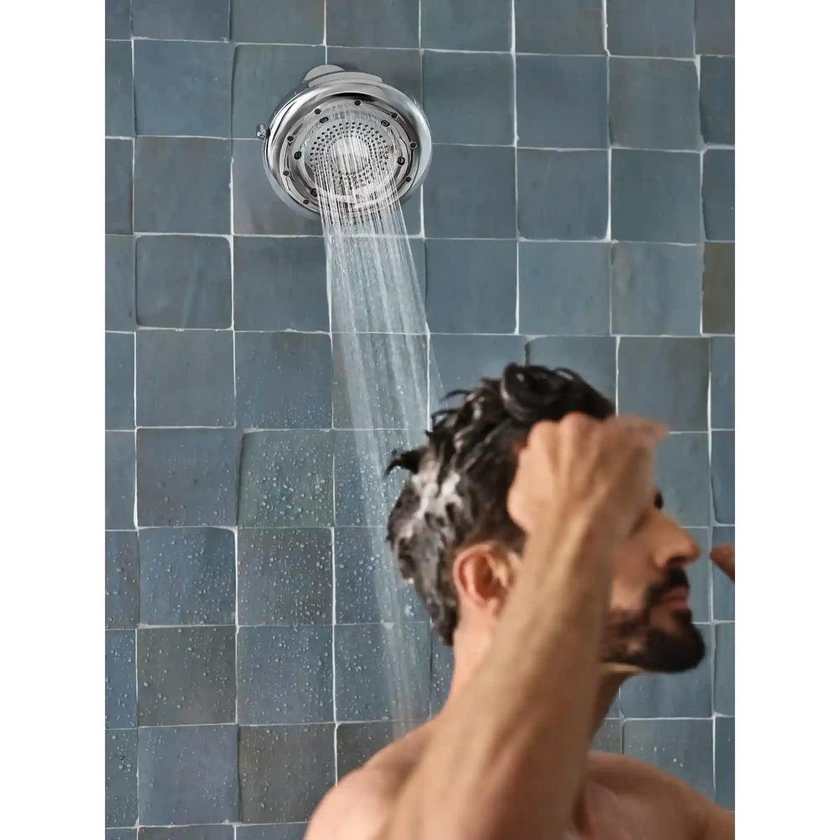 Moen Quattro Four-Function 6-1/2" Diameter Spray Head Rainshower