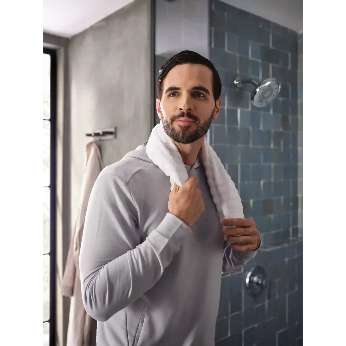 Moen Quattro Four-Function 6-1/2" Diameter Spray Head Rainshower
