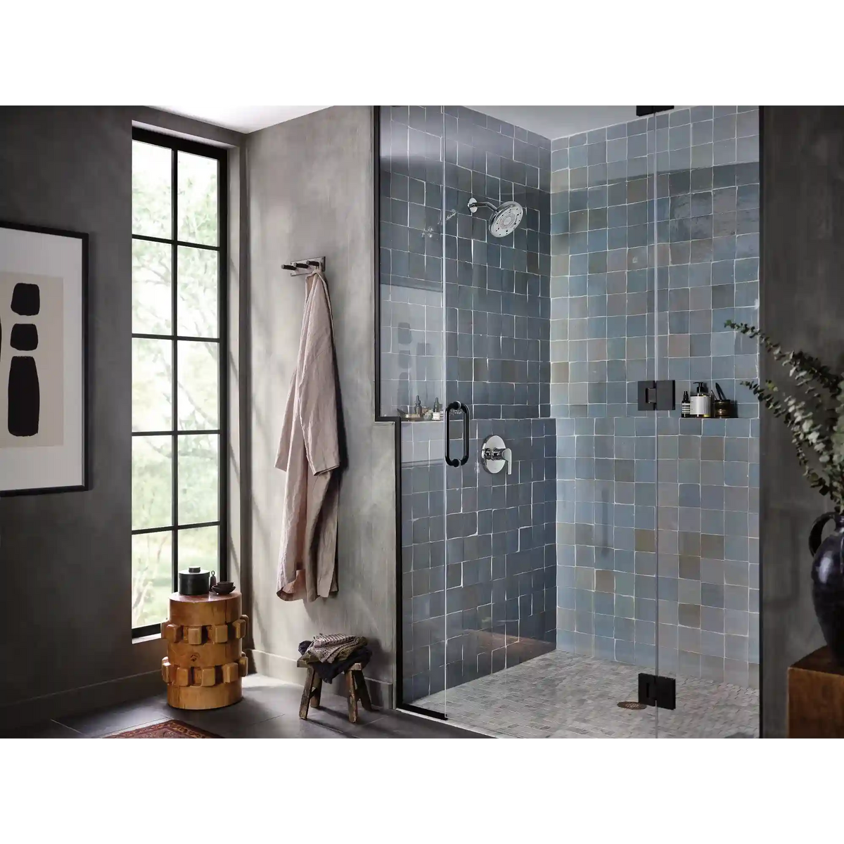 Moen Quattro Four-Function 6-1/2" Diameter Spray Head Rainshower