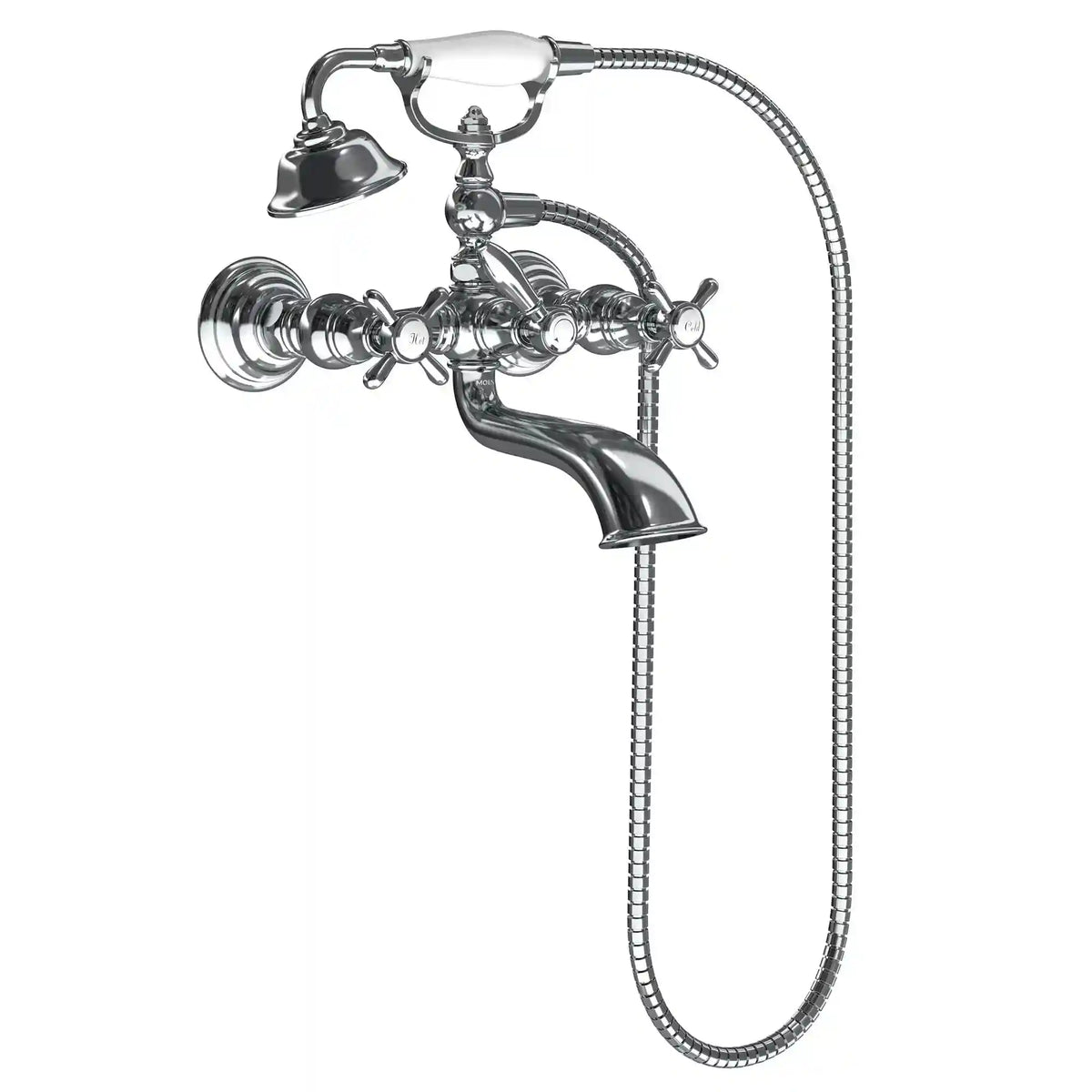 Weymouth Two-Handle Tub Filler Includes Hand Shower