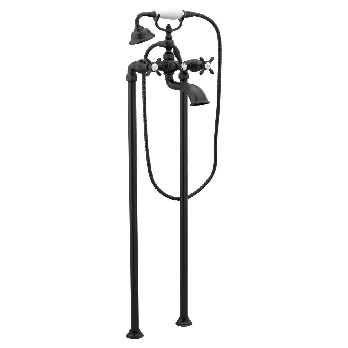 Weymouth Two-Handle Tub Filler Includes Hand Shower