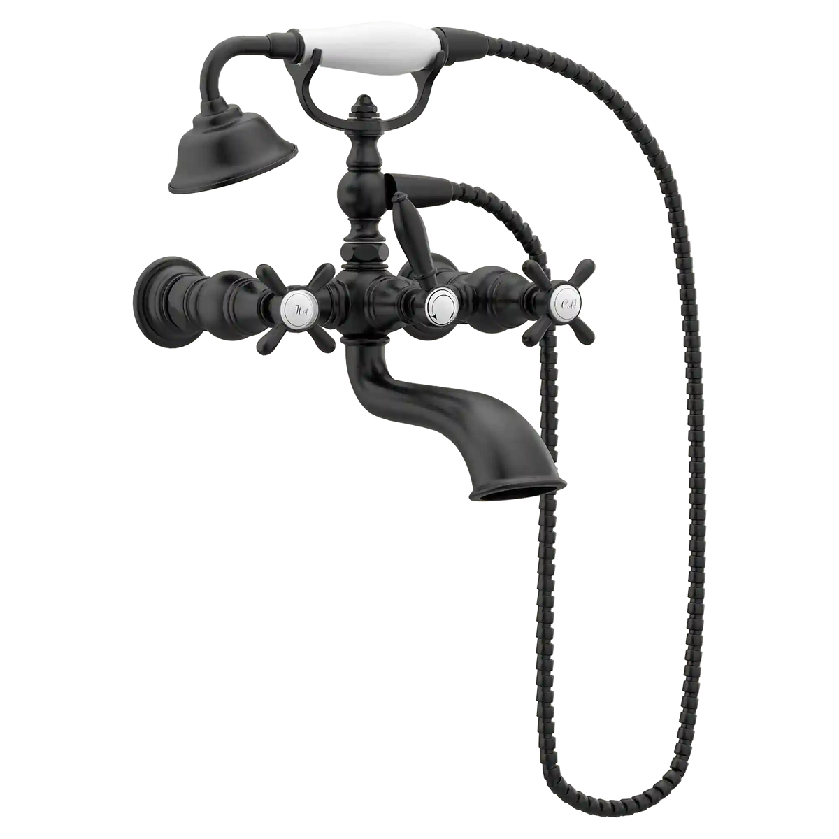 Weymouth Two-Handle Tub Filler Includes Hand Shower
