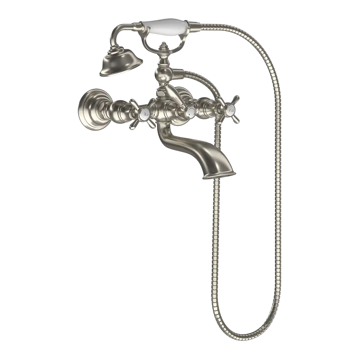 Weymouth Two-Handle Tub Filler Includes Hand Shower
