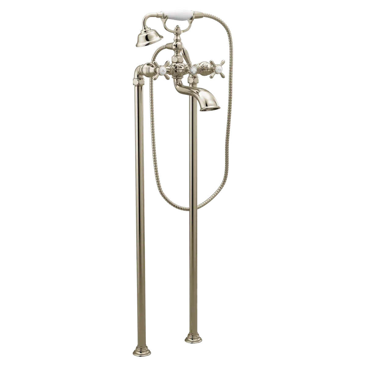 Weymouth Two-Handle Tub Filler Includes Hand Shower