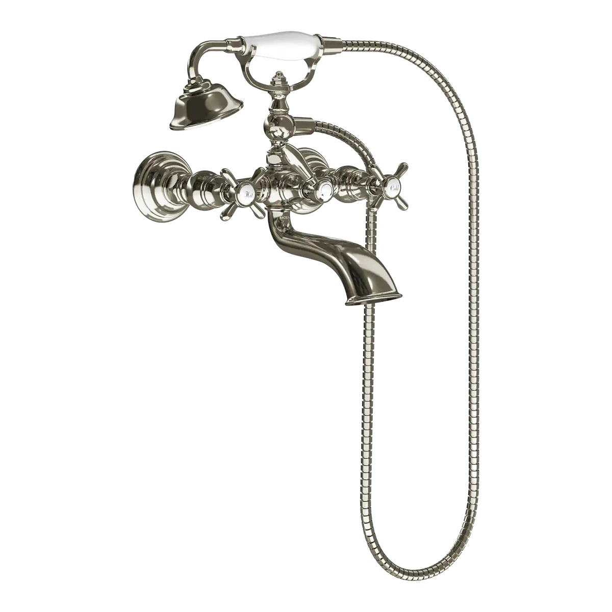Weymouth Two-Handle Tub Filler Includes Hand Shower