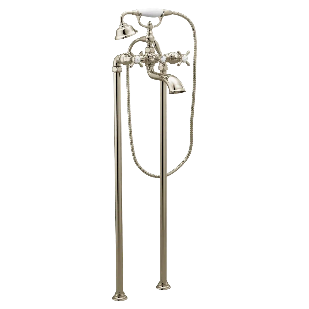 Weymouth Two-Handle Tub Filler Includes Hand Shower