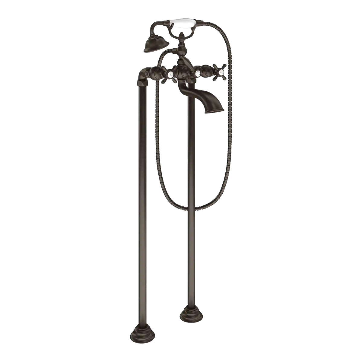 Weymouth Two-Handle Tub Filler Includes Hand Shower