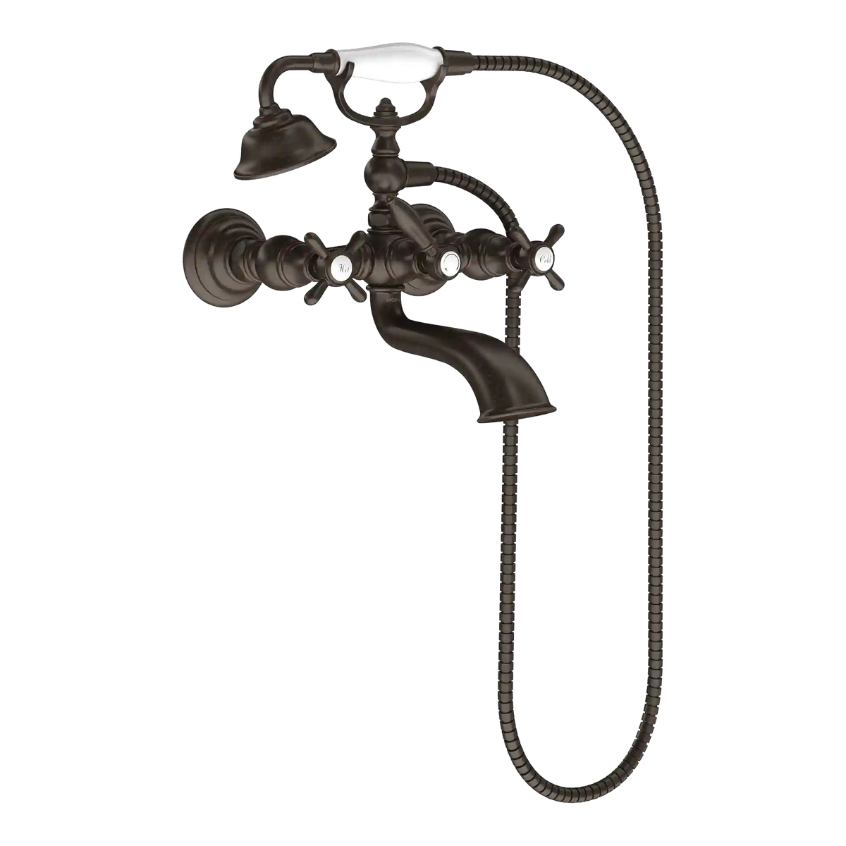 Weymouth Two-Handle Tub Filler Includes Hand Shower