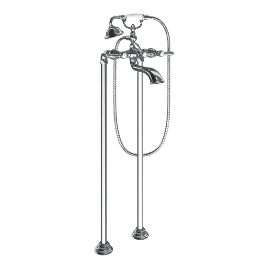 Weymouth Two-Handle Tub Filler Includes Hand Shower