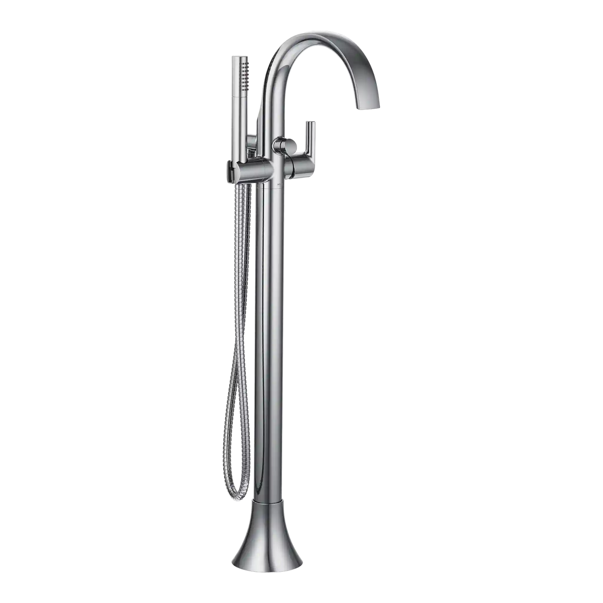 Doux One-Handle Tub Filler Including Handheld Shower