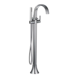Doux One-Handle Tub Filler Including Handheld Shower