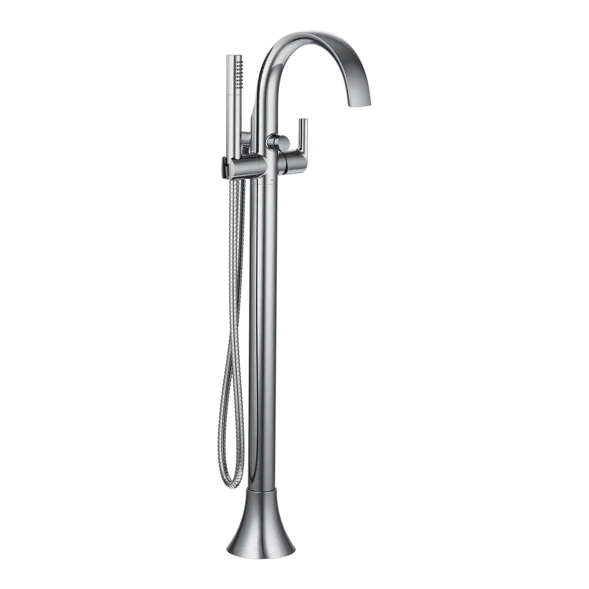 Doux One-Handle Tub Filler Including Handheld Shower