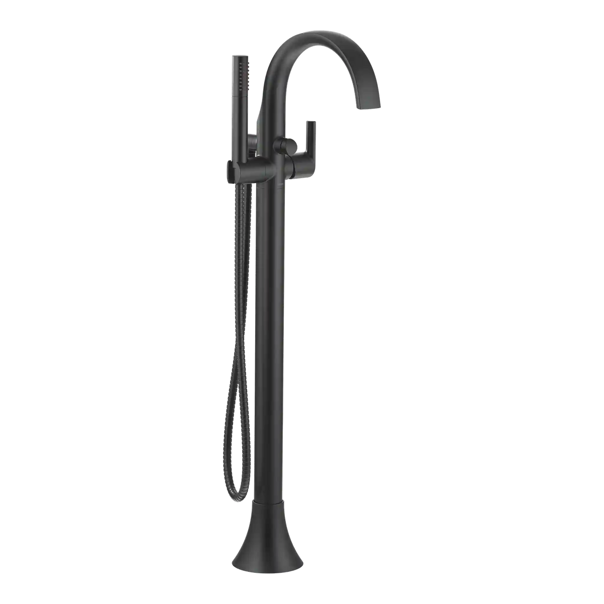 Doux One-Handle Tub Filler Including Handheld Shower
