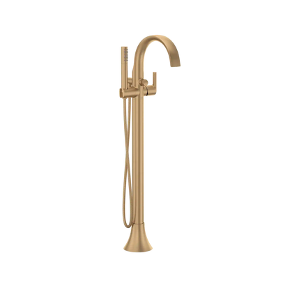 Doux One-Handle Tub Filler Including Handheld Shower