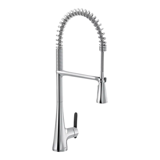 Sinema One-Handle High Arc Pre-Rinse Spring Pulldown Kitchen Faucet