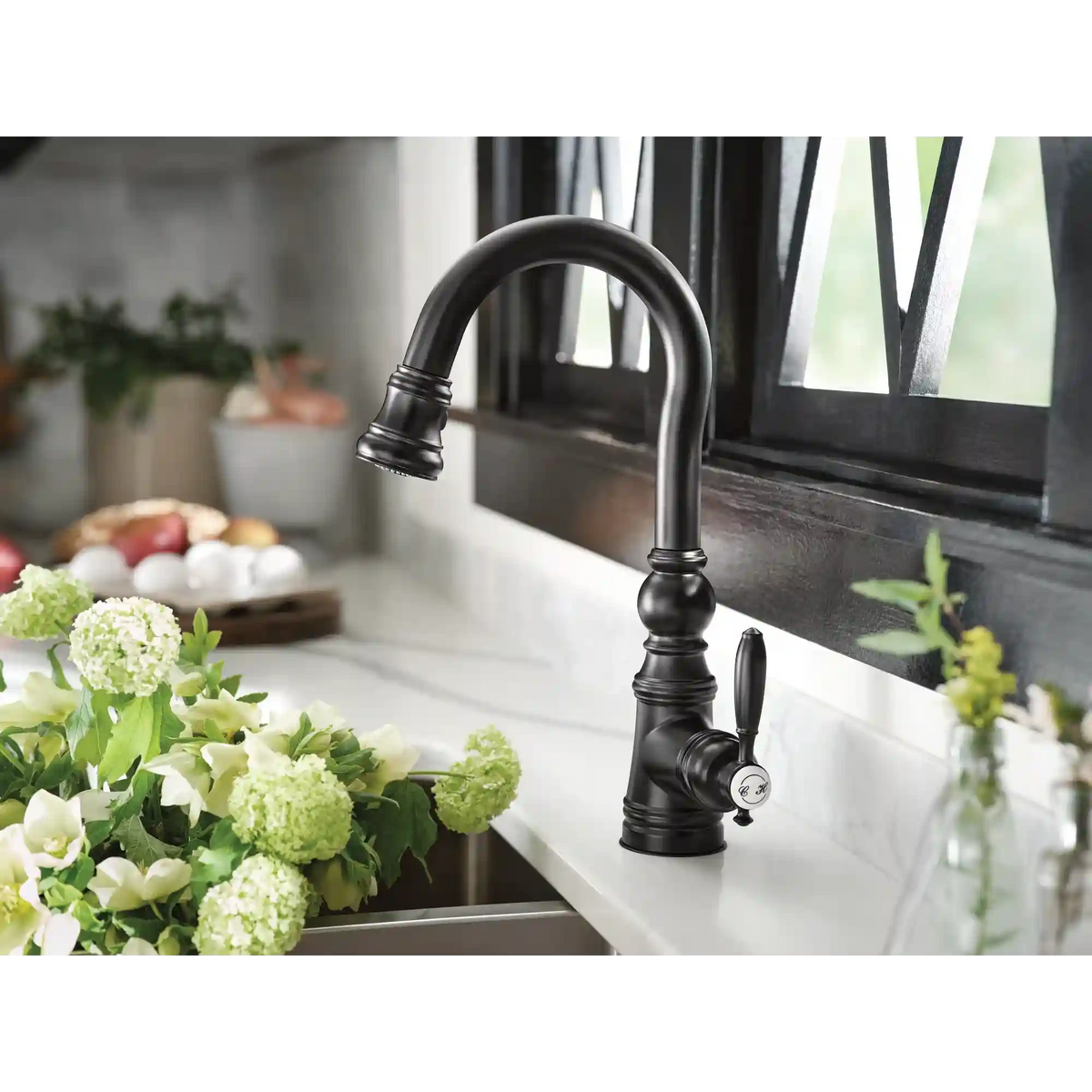 Weymouth One-Handle High Arc Pulldown Bar Faucet
