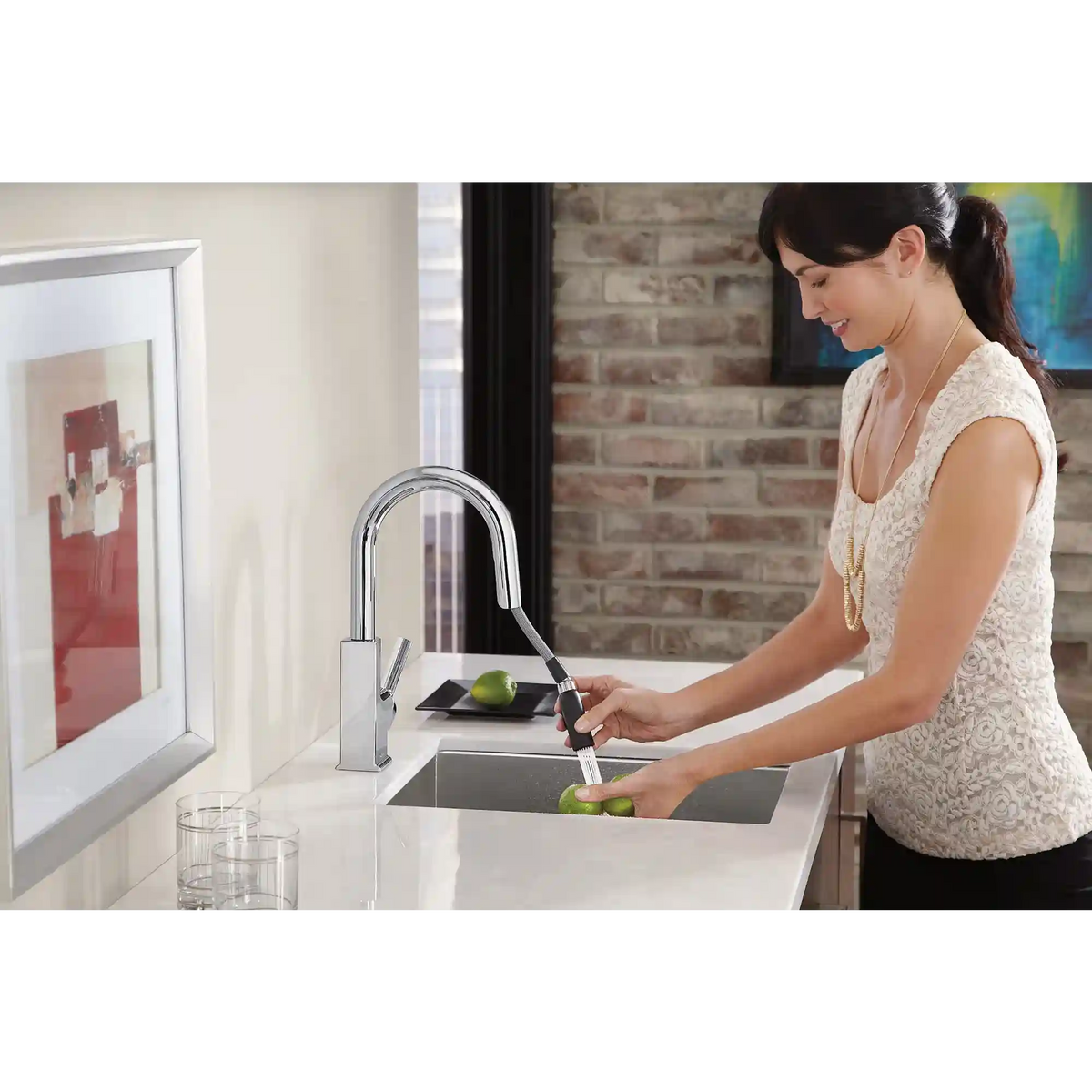 Sto One-Handle High Arc Pulldown Bar Faucet