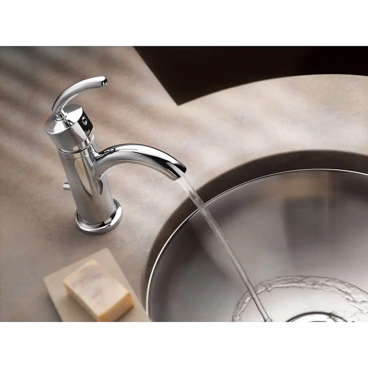 Icon One-Handle Low Arc Bathroom Faucet
