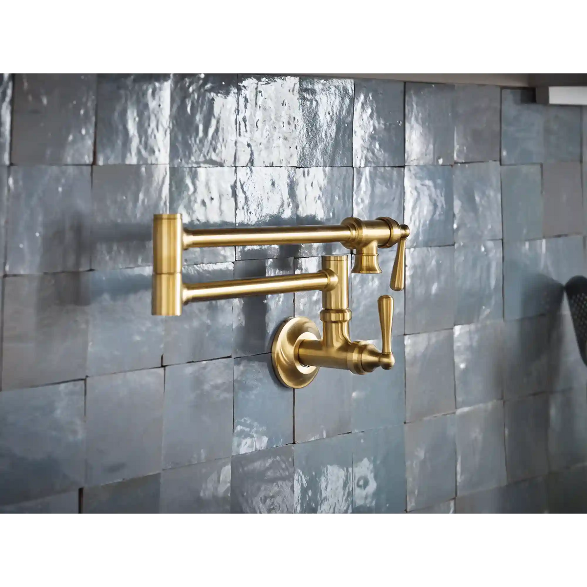 Traditional Two-Handle Pot Filler Kitchen Faucet