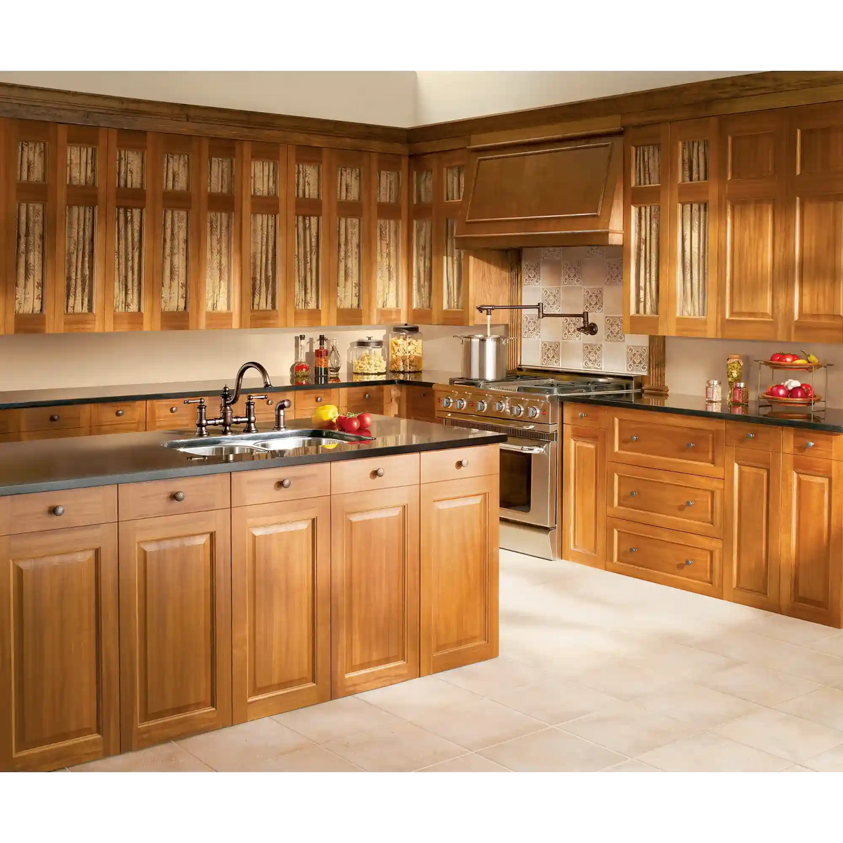 Traditional Two-Handle Pot Filler Kitchen Faucet
