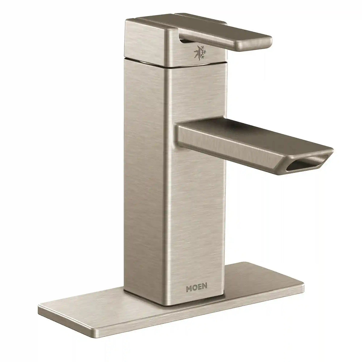 90 Degree One-Handle Low Arc Bathroom Faucet